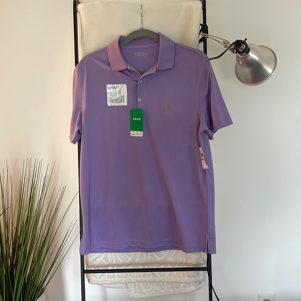 IZod Purple Golf Polo